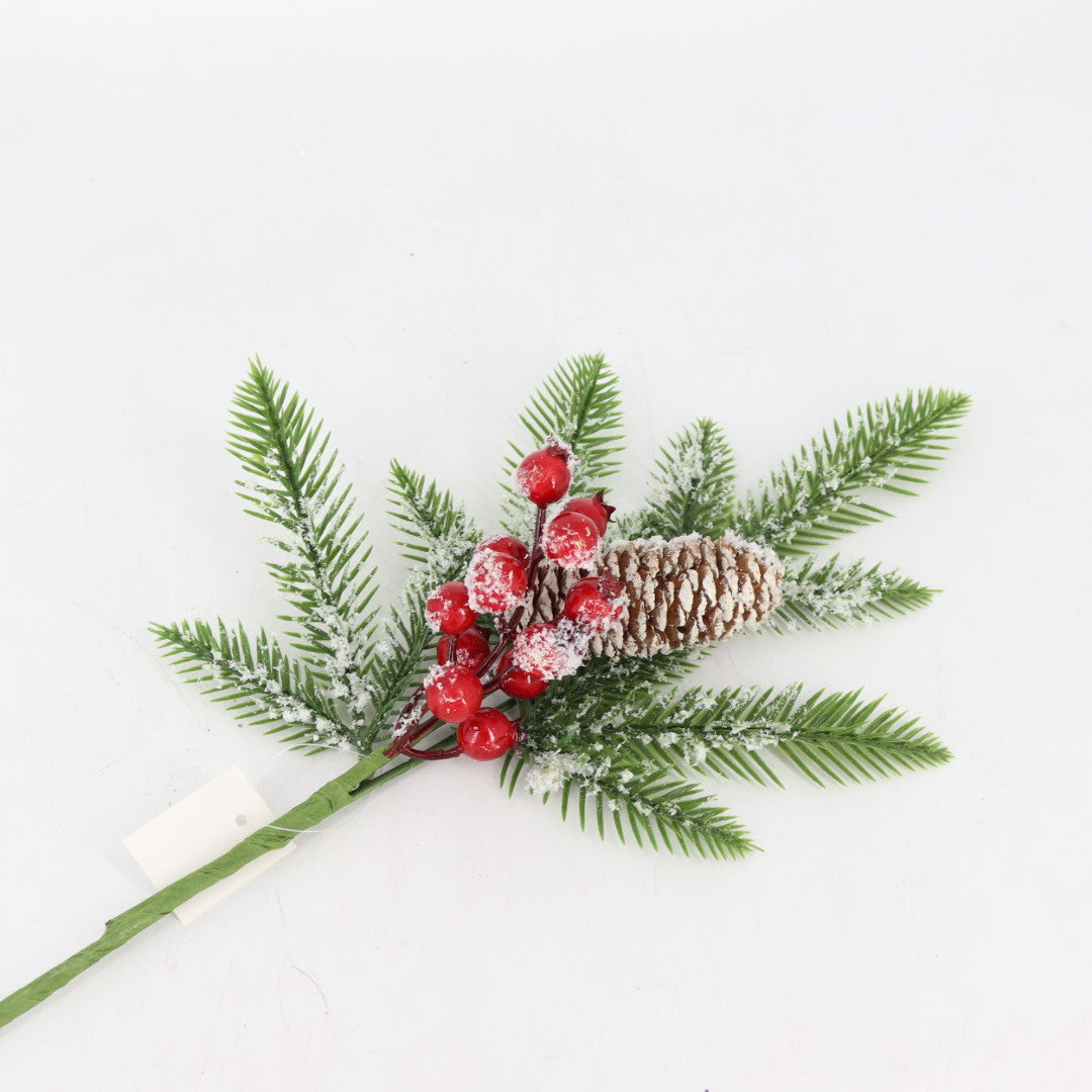 Green Pine Stem Greenery Pick