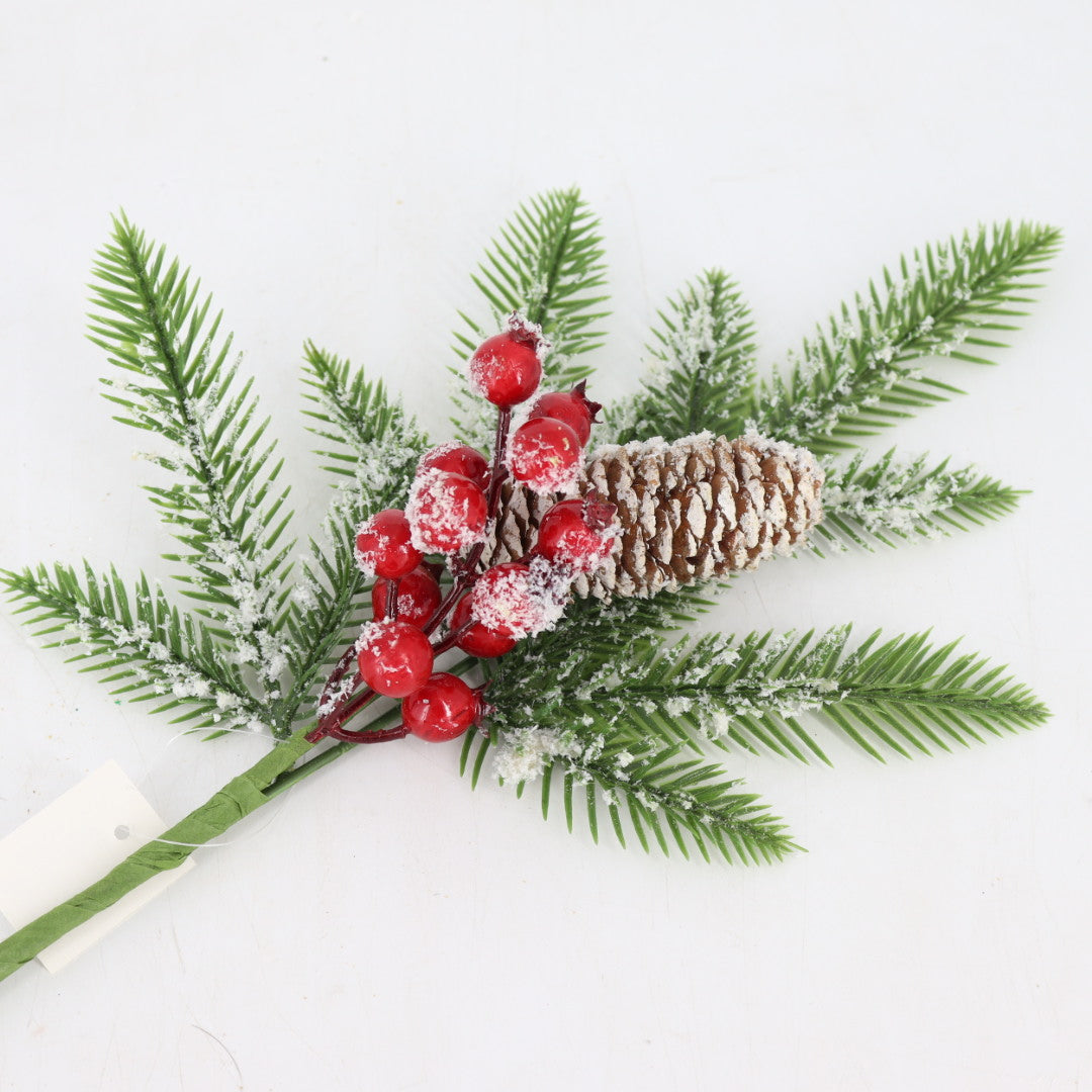 Green Pine Stem Greenery Pick
