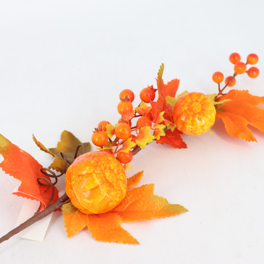 Pumpkin leafs Autumn Spray