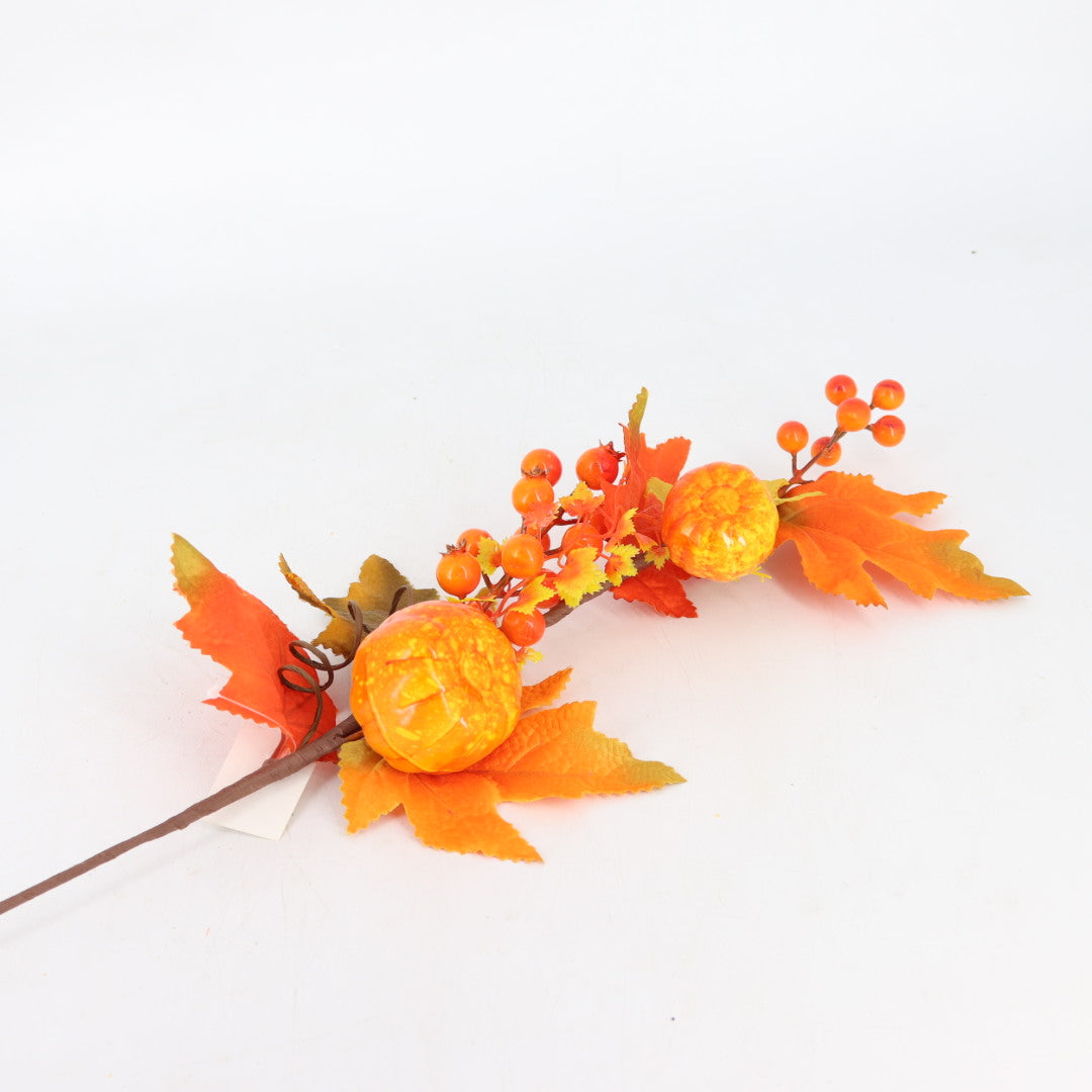 Pumpkin leafs Autumn Spray