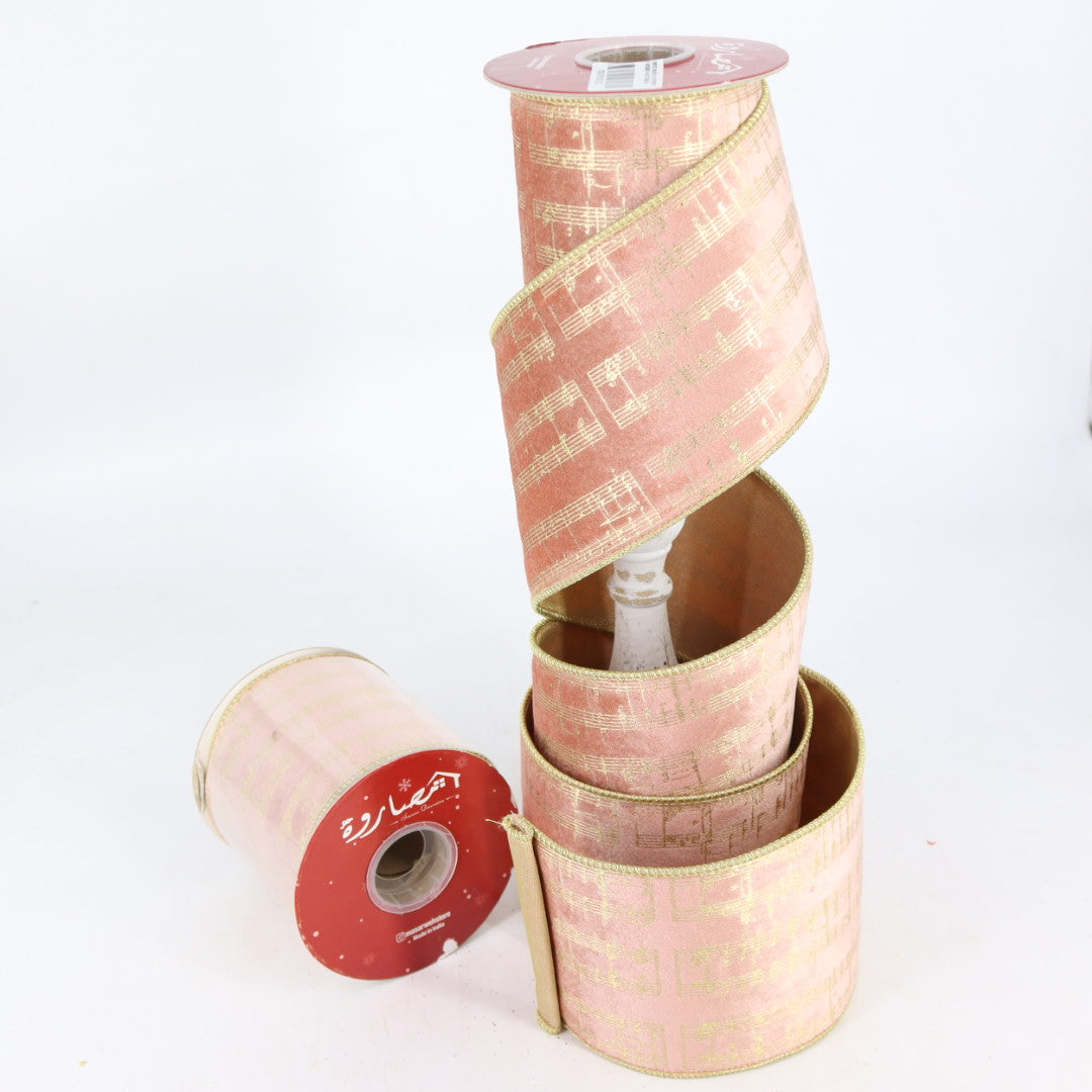 Rose Gold/Champagne Ribbon