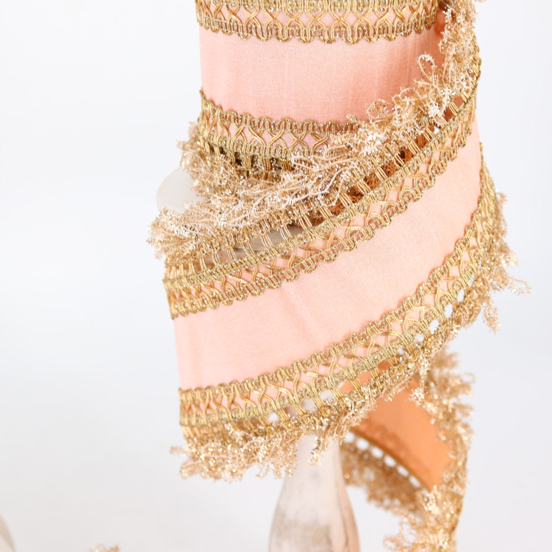 Rose Gold With Trim Ribbon