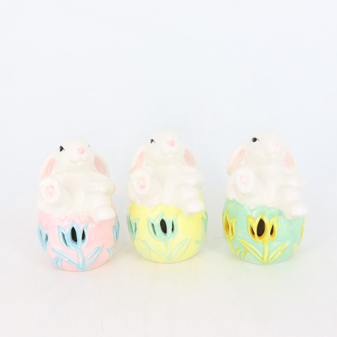 Ceramic Rabbit Flower