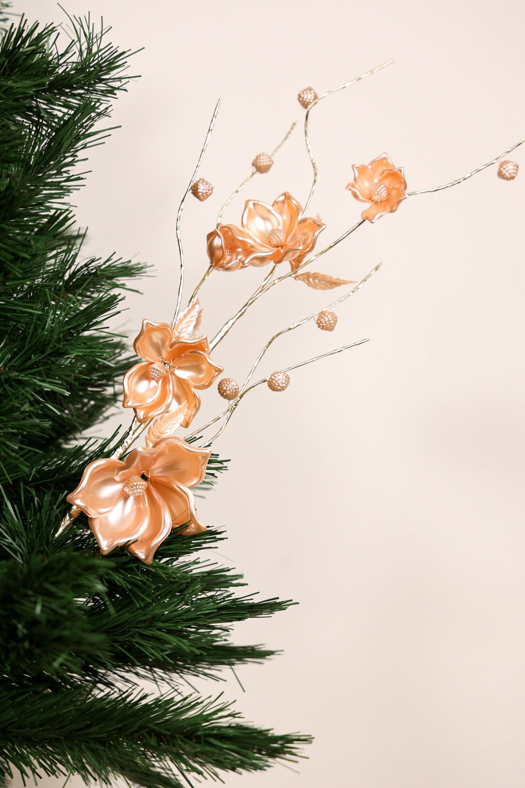 Christmas beaded Flowers Spray