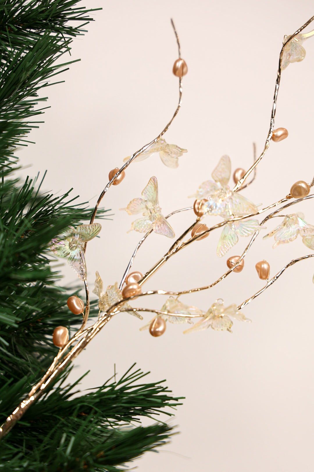 Christmas Tree Butterfly Spray