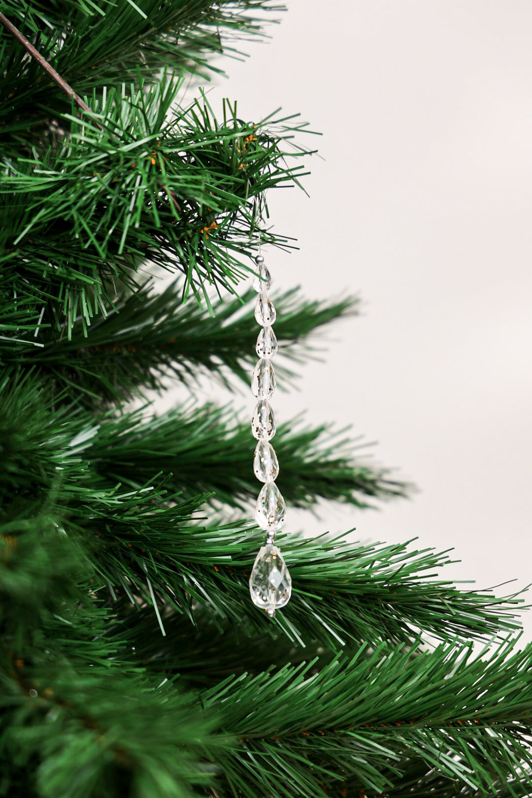 Icicile Teardrop Ornament