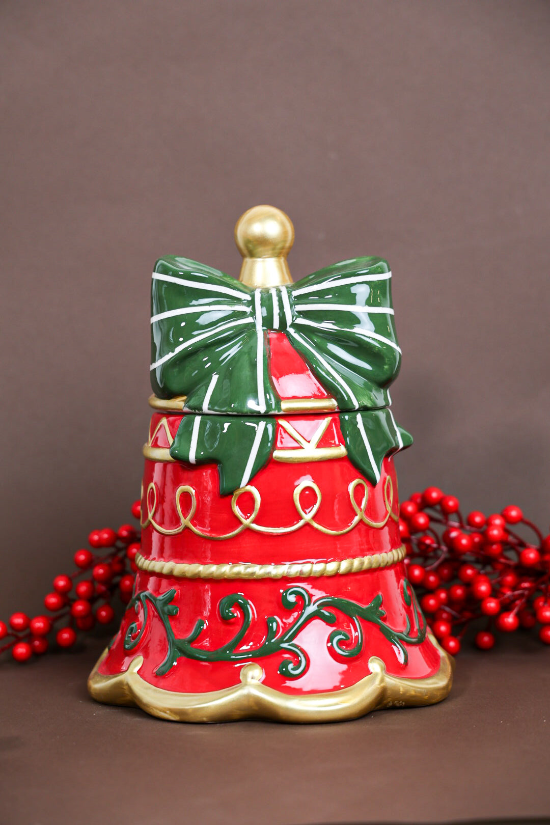 Bell Ceramic Cookie Jar