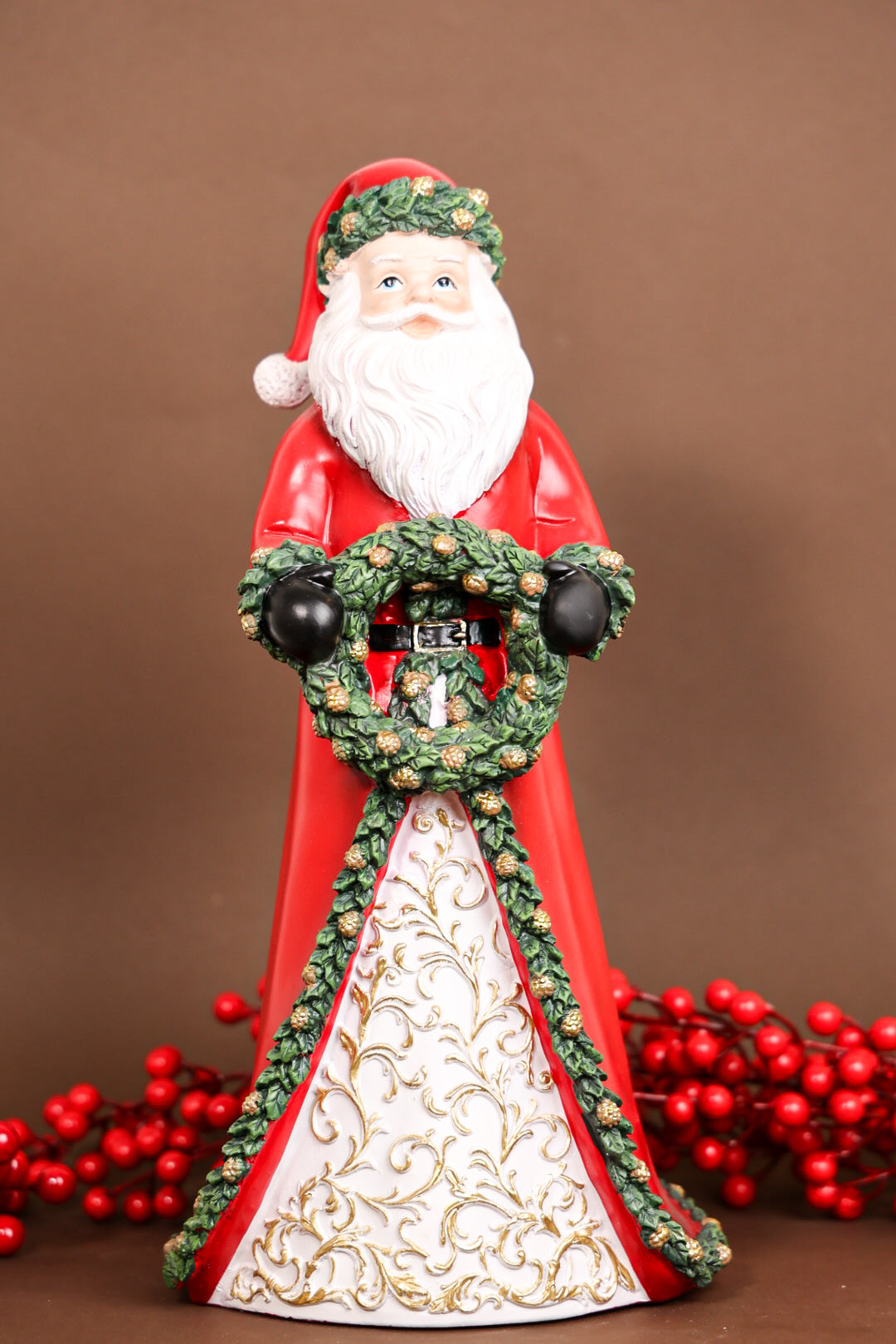 Santa Polyresin Gift