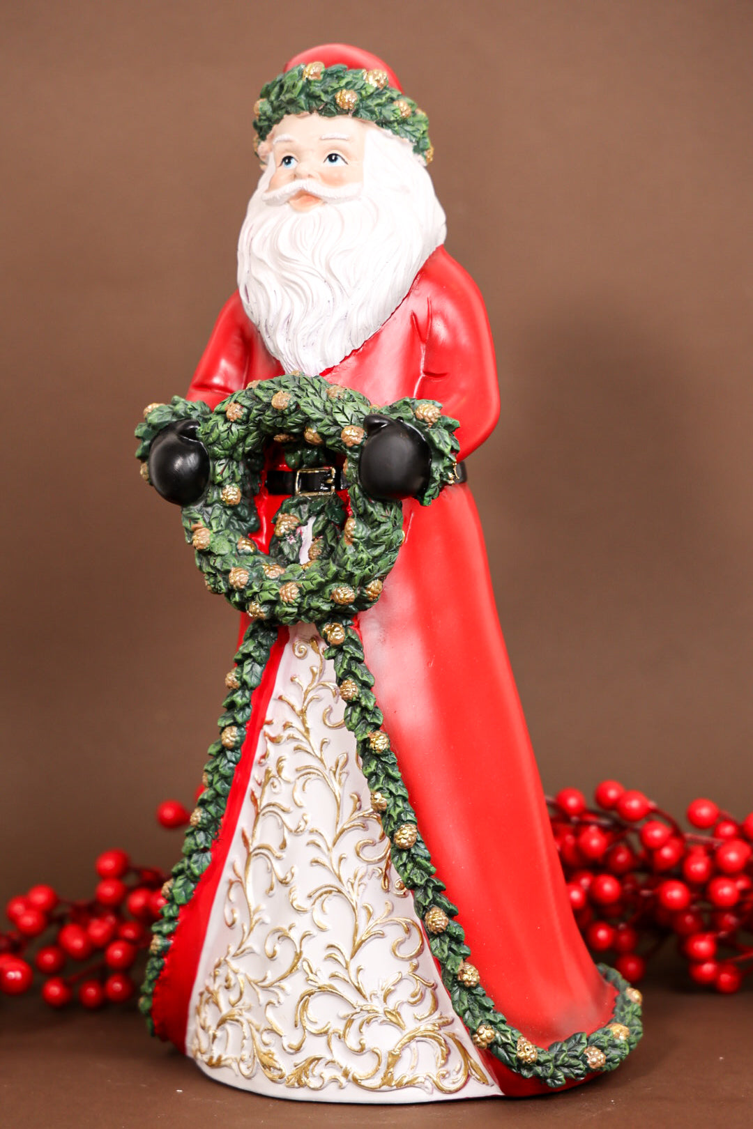 Santa Polyresin Gift