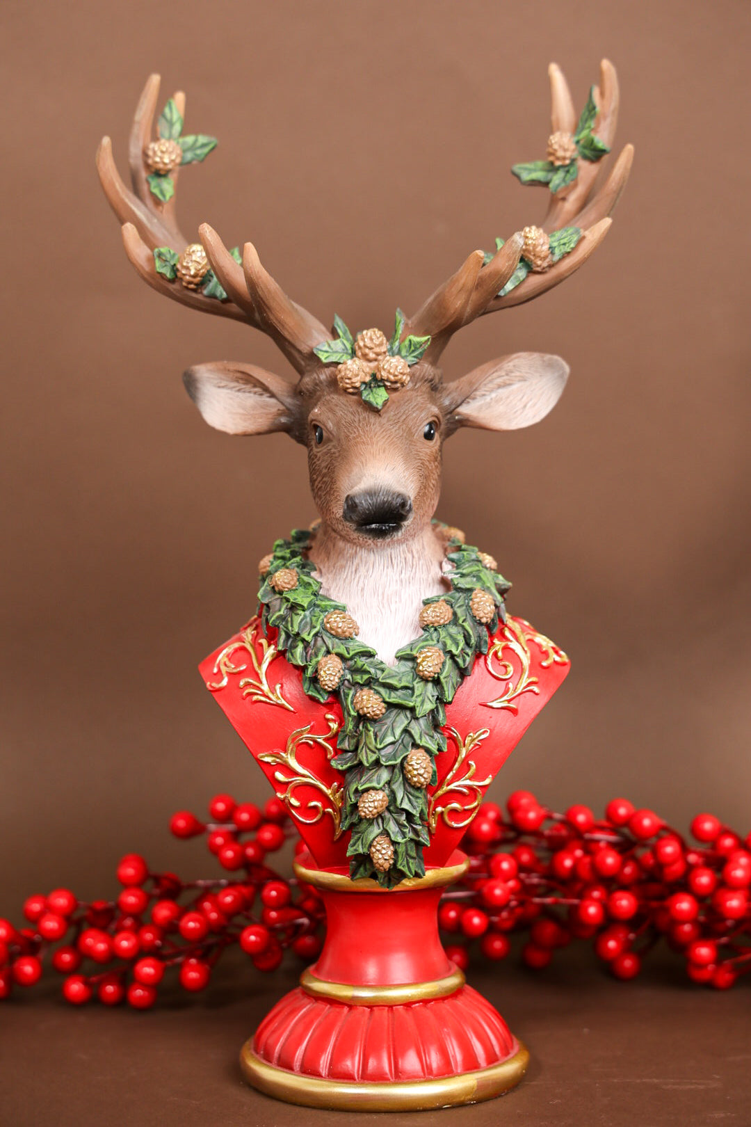 Christmas Reindeer Bust