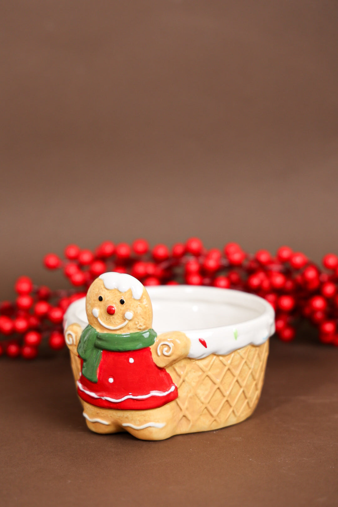 Gingerbread Ceramic Bowl