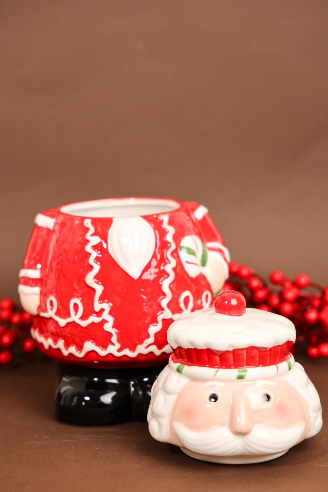 Santa Ceramic Cookie Jar