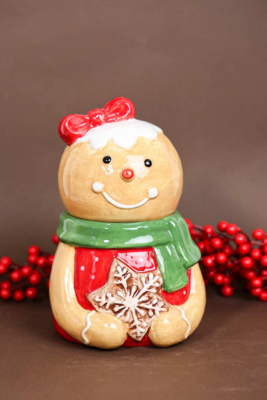 Gingerbeard Ceramic Cookie Jar