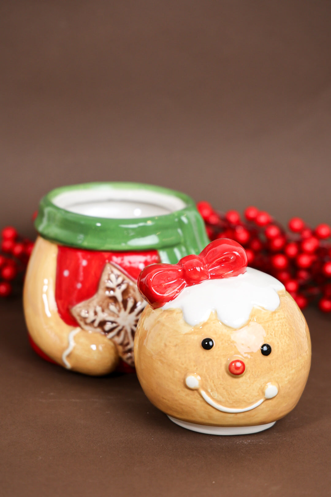 Gingerbeard Ceramic Cookie Jar