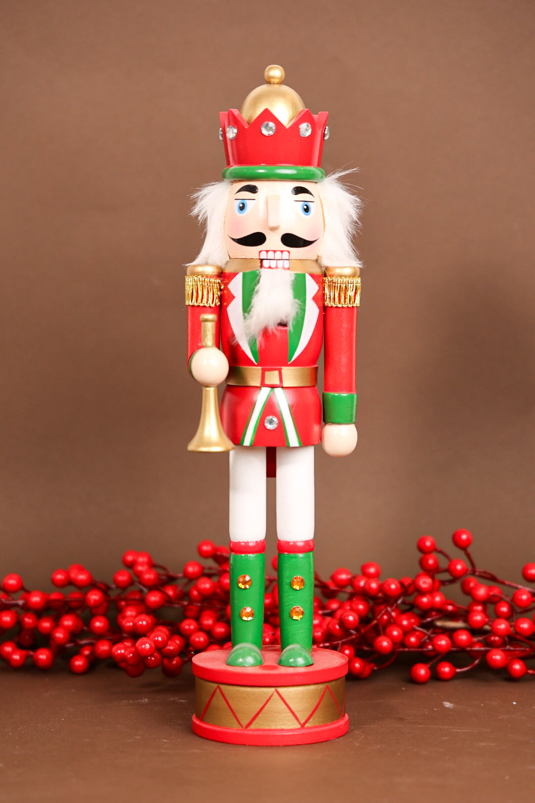 Nutcracker Holding Musical Instruments