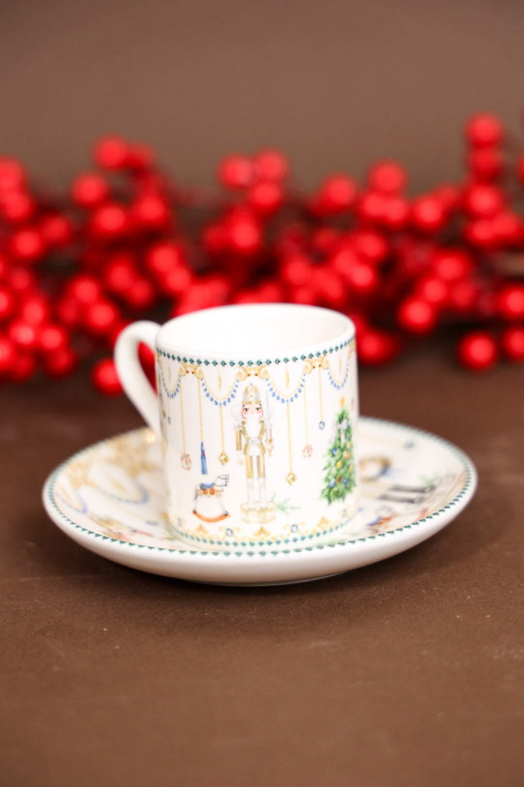 Nutcracker Turkish Coffee Cup Set