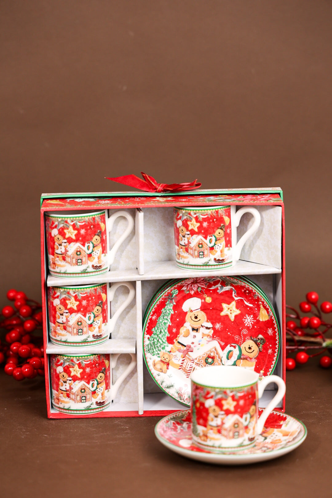 Turkish Coffee Gingerbread Cup Set