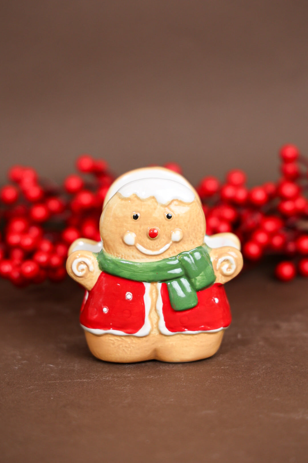 Gingerbread Napkin Holder Ceramic