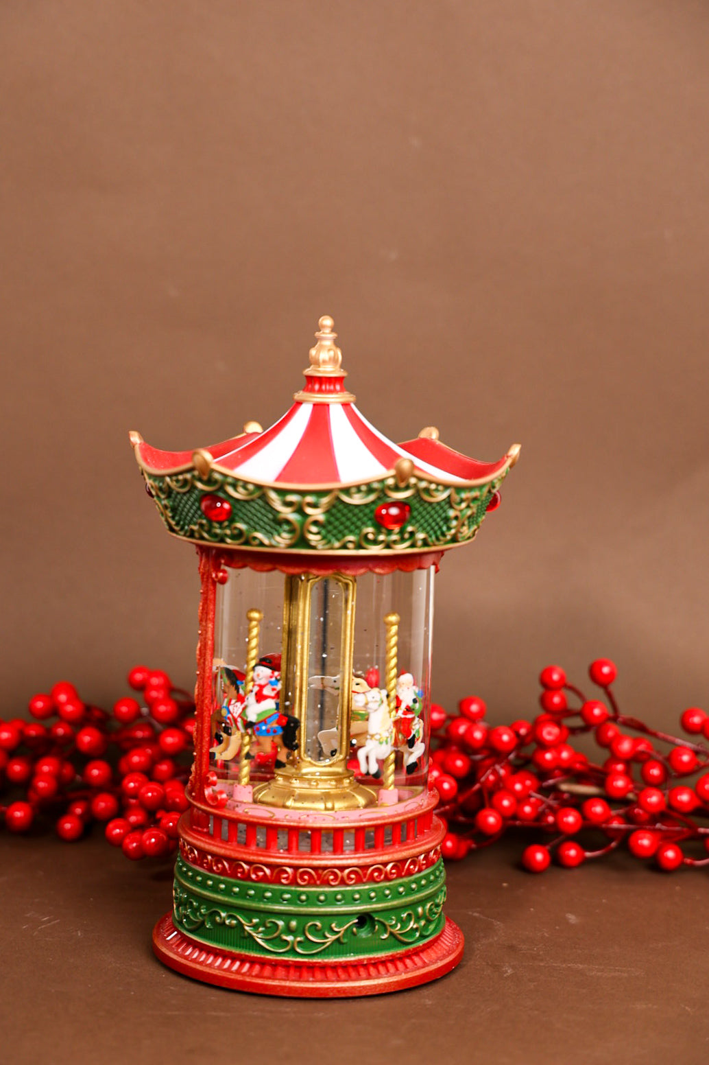 Christmas-Themed Carousel Musical Water Lantern