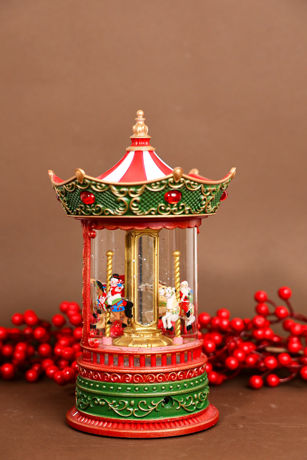 Christmas-Themed Carousel Musical Water Lantern