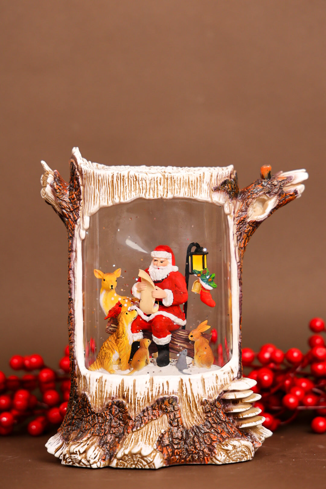 Santa List Musical Water Lantern