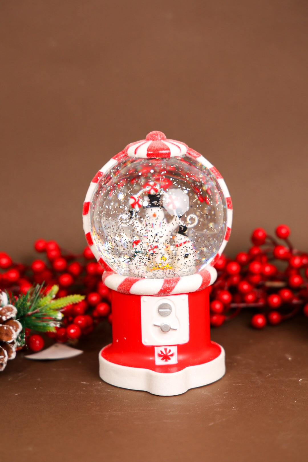 Snowman Snowglobe Musical Water Lantern