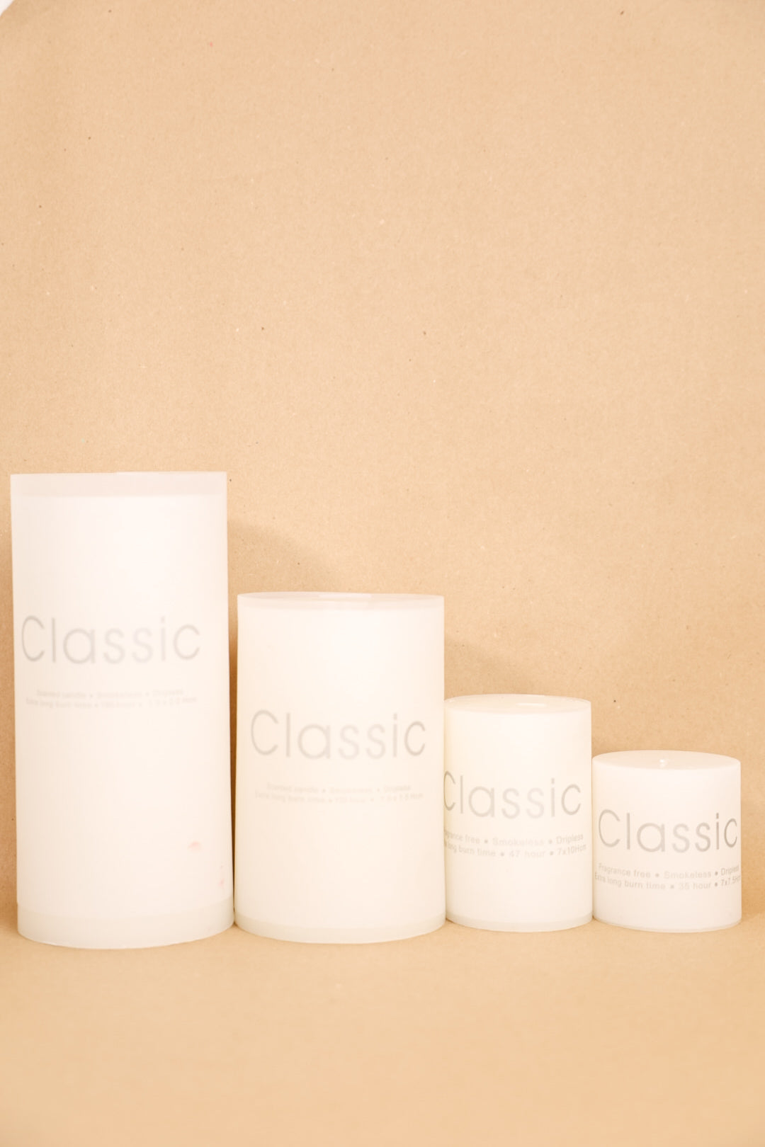 White Classic Candles