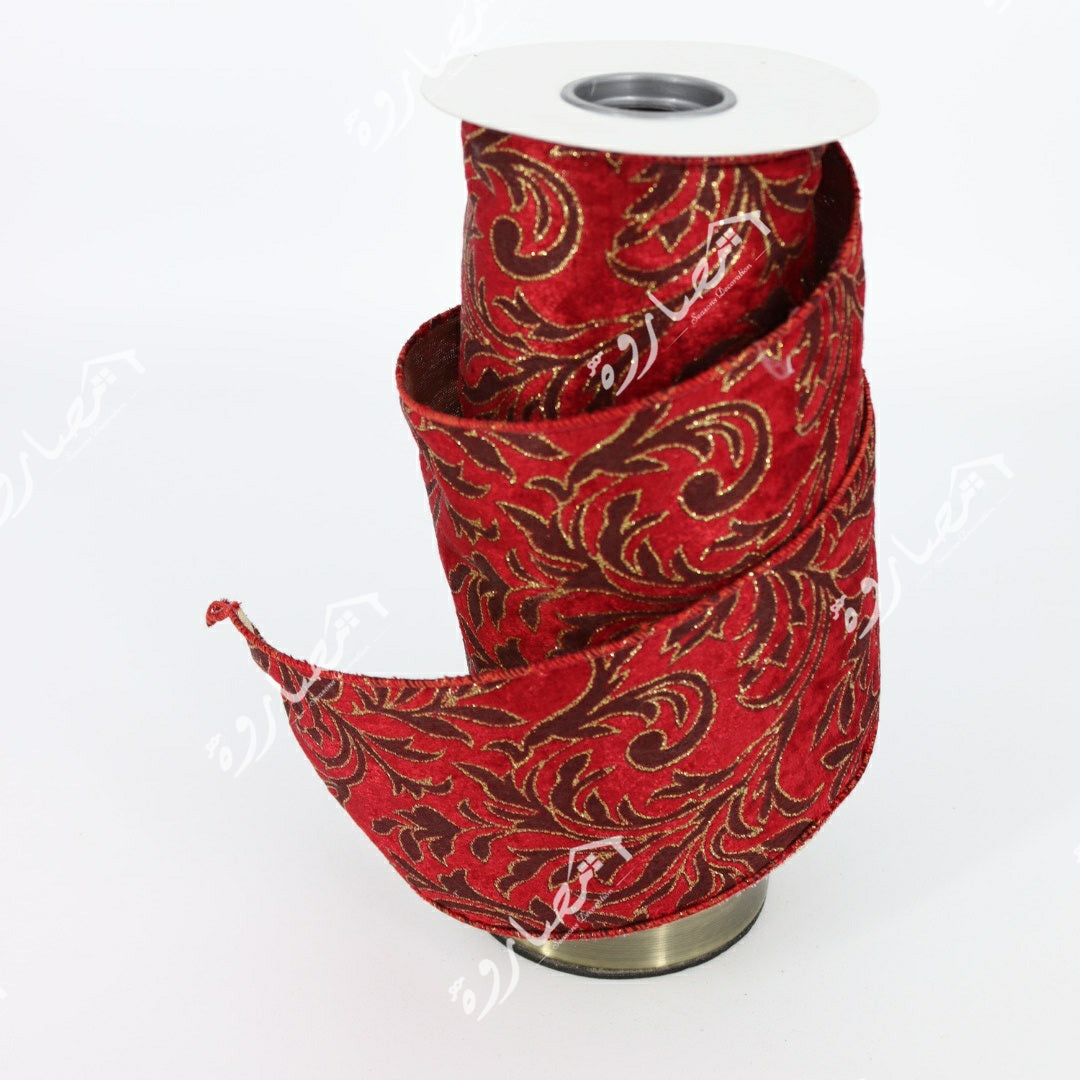 Acanthus Glitter Ribbon