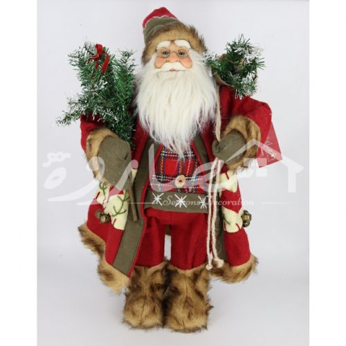 Fabric Red Santa
