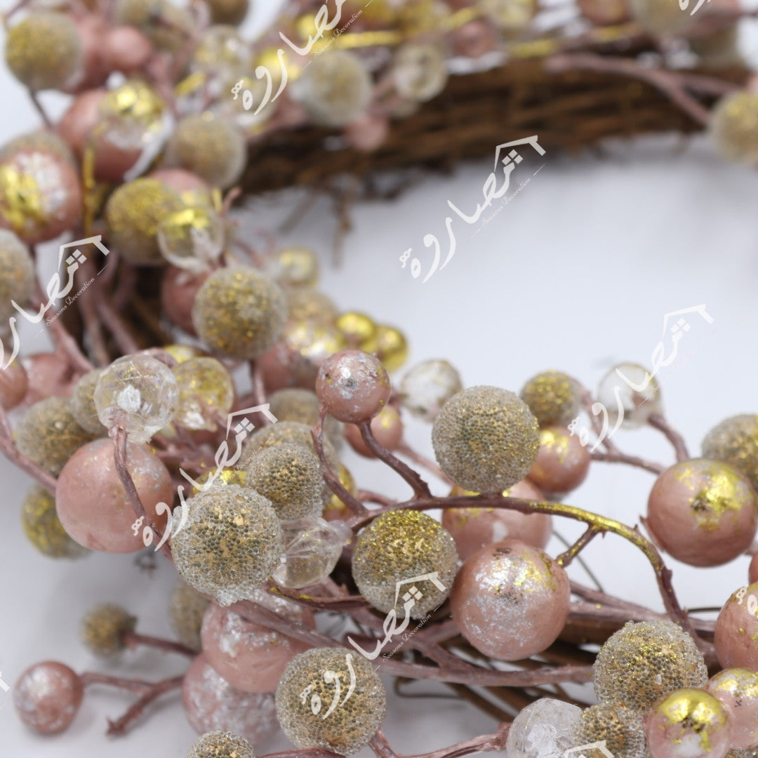 Berry Wreath With Beads