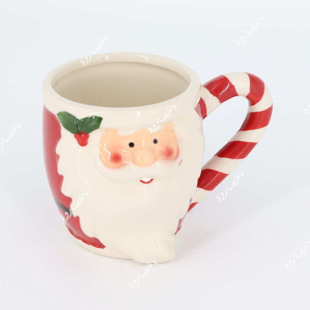 Santa Mug Red Peppermint