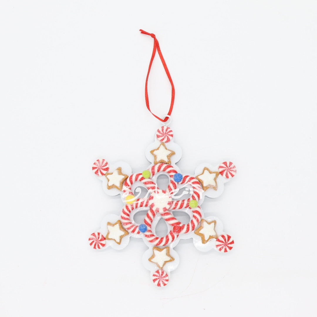 Candy Snowflake Ornament