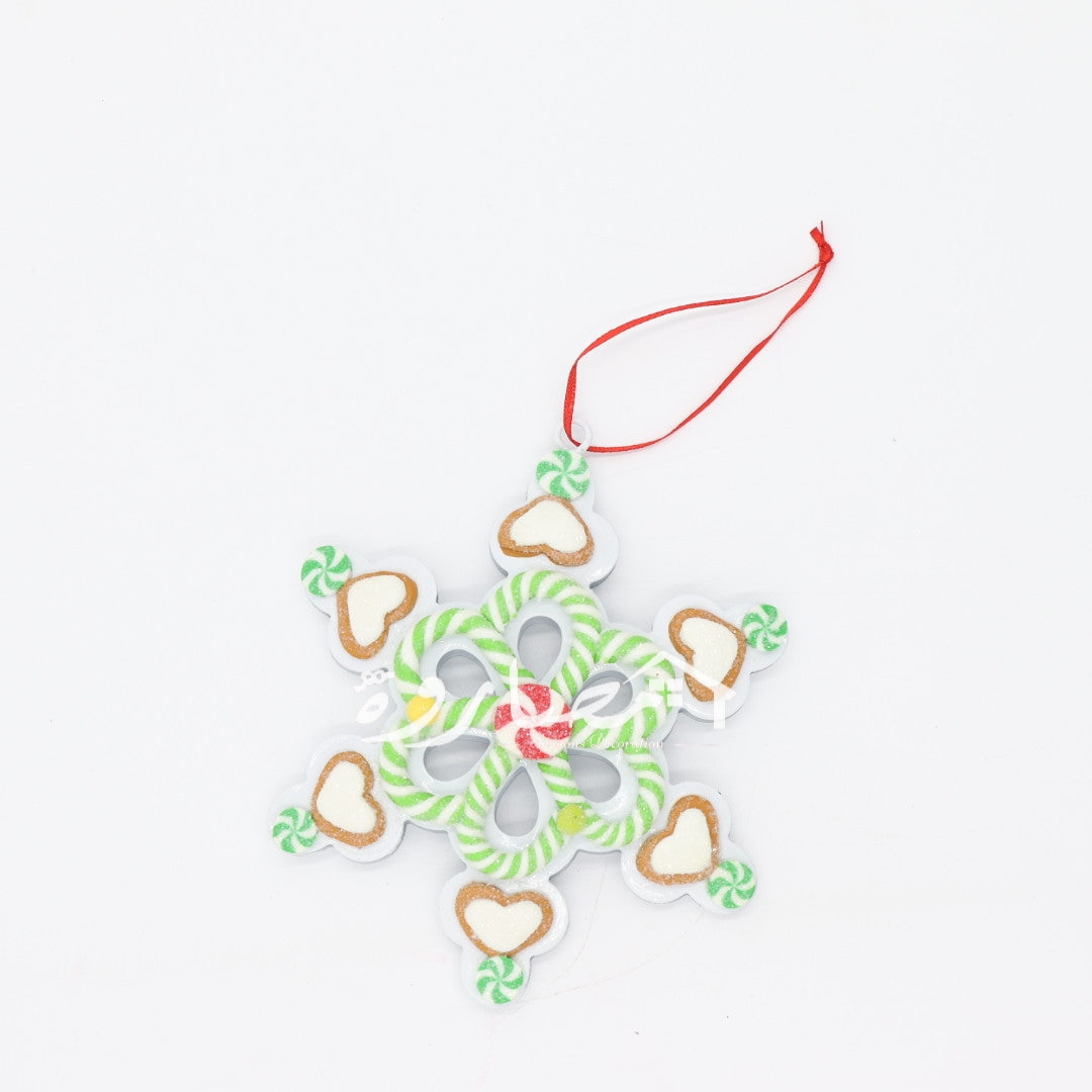 Candy Snowflake Ornament