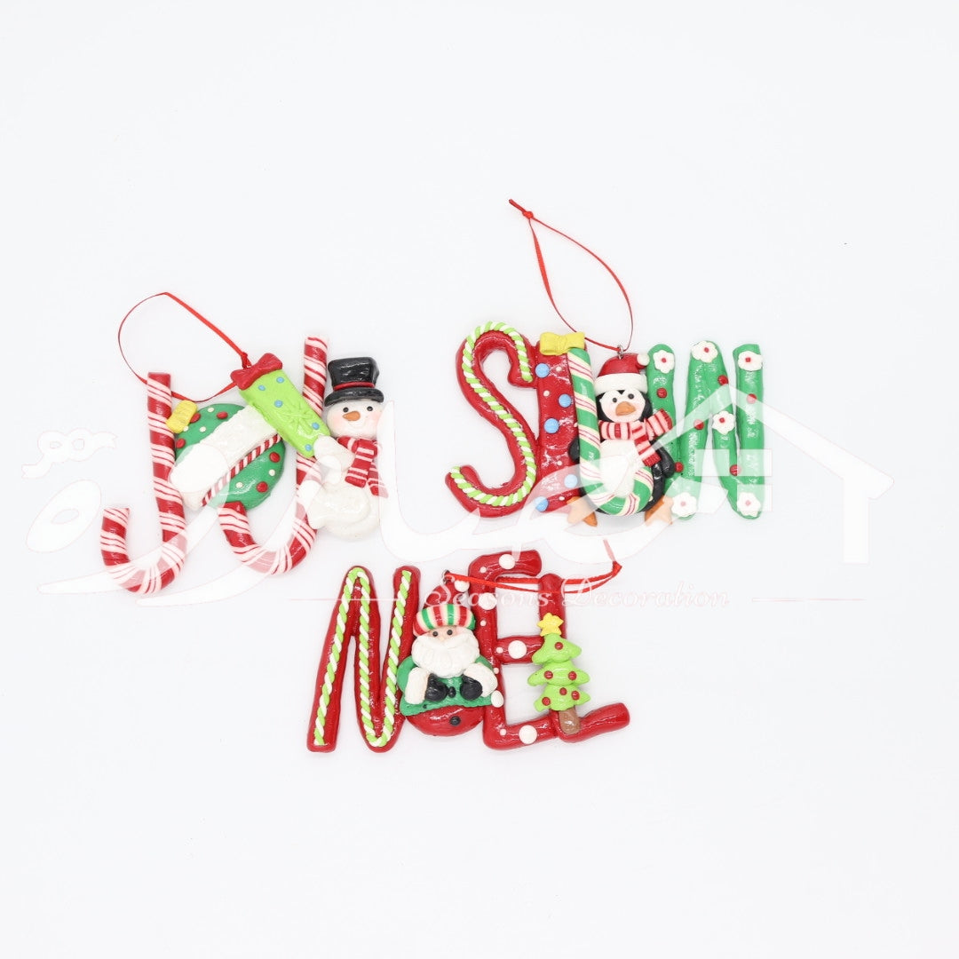 Candy NOEL JOY SNOW Ornament
