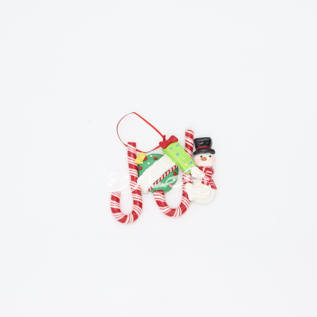 Candy NOEL JOY SNOW Ornament
