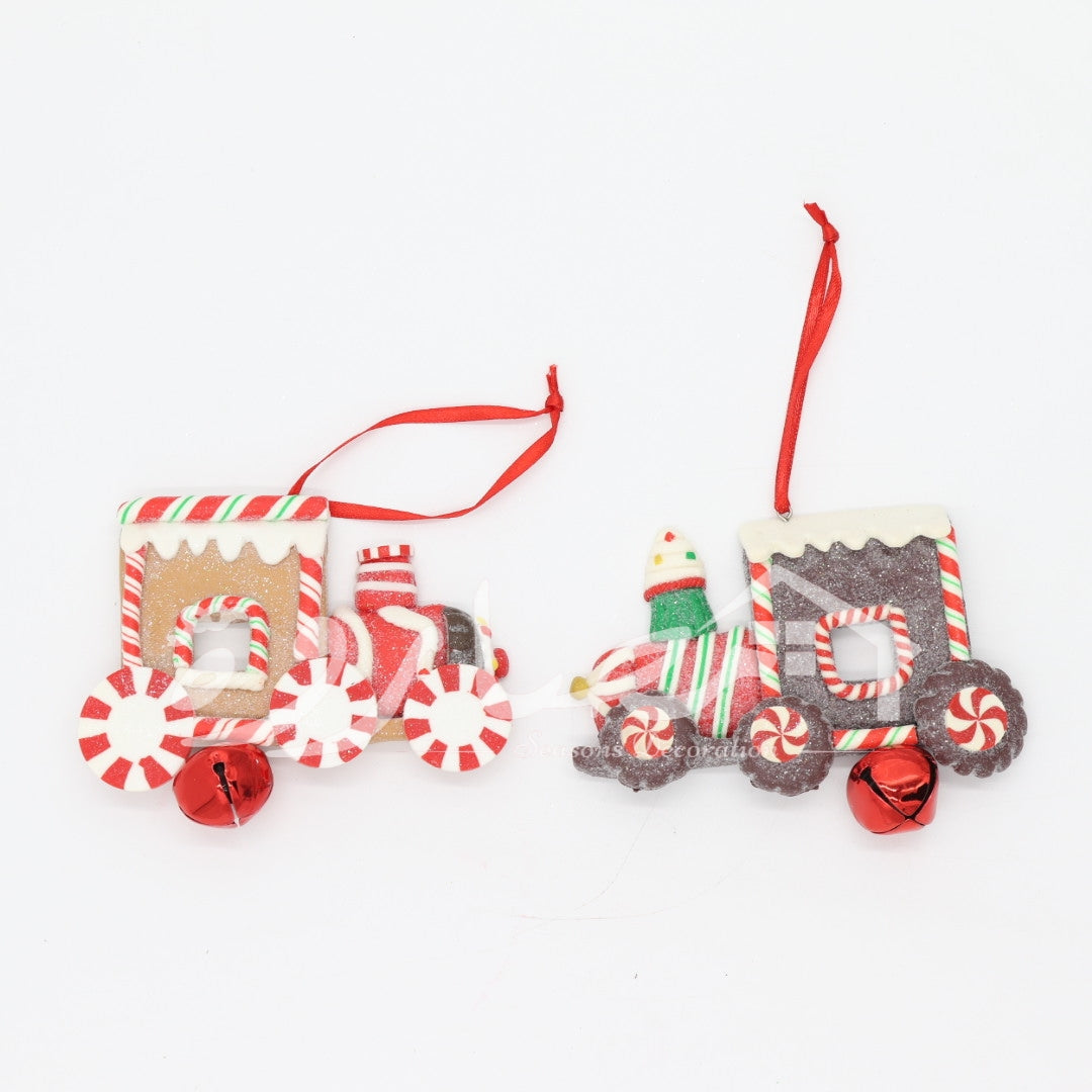 Candy Train with Bell Ornament