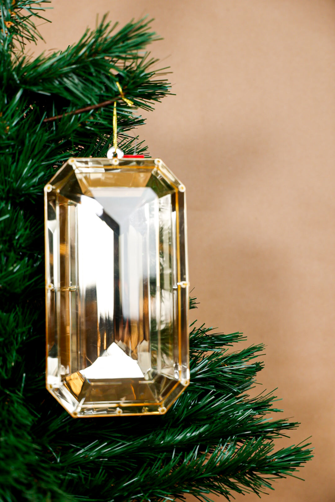 Acrylic Champagne Jewel Ornament Gem