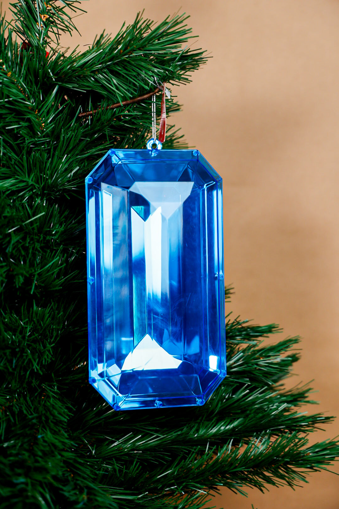 Acrylic Blue Jewel Ornament Gem