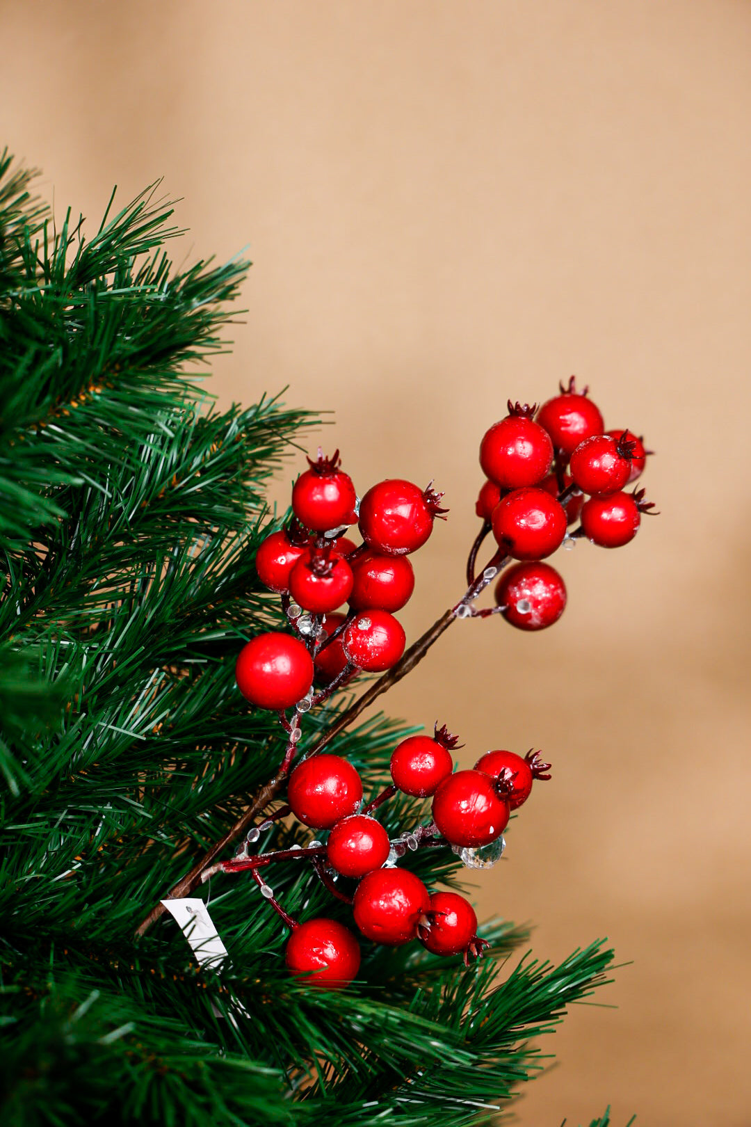 Berries With Beads Tree Spray