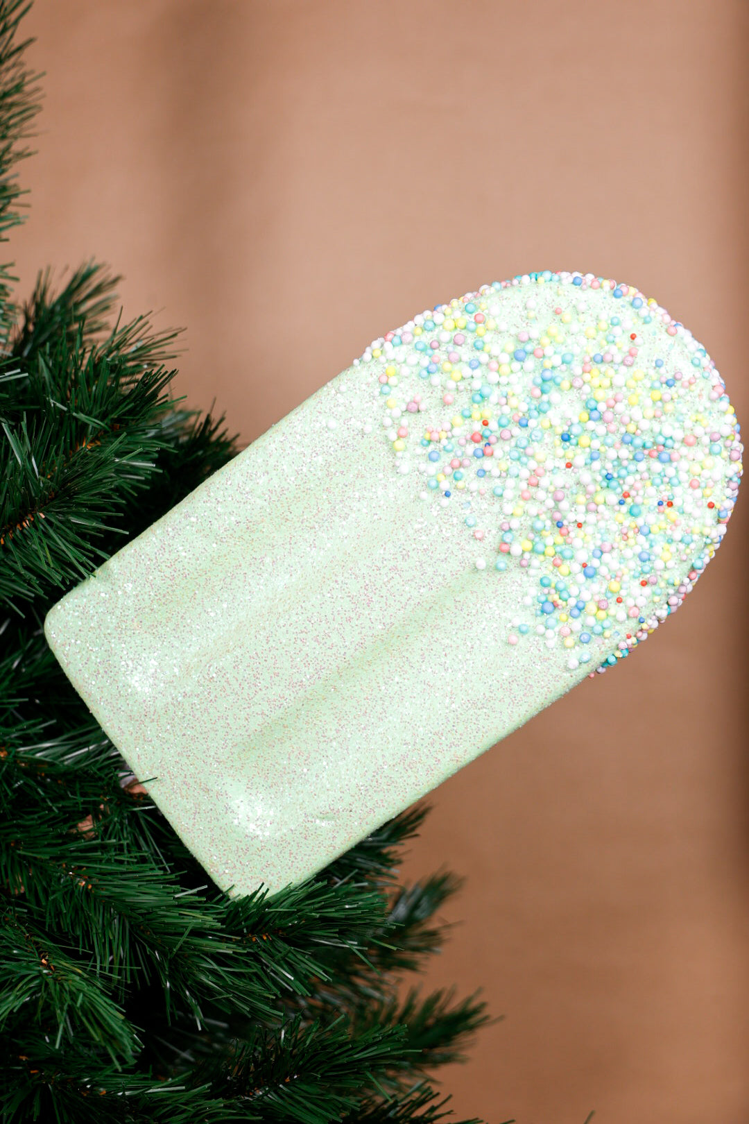 Large Green Popsicle on Stick