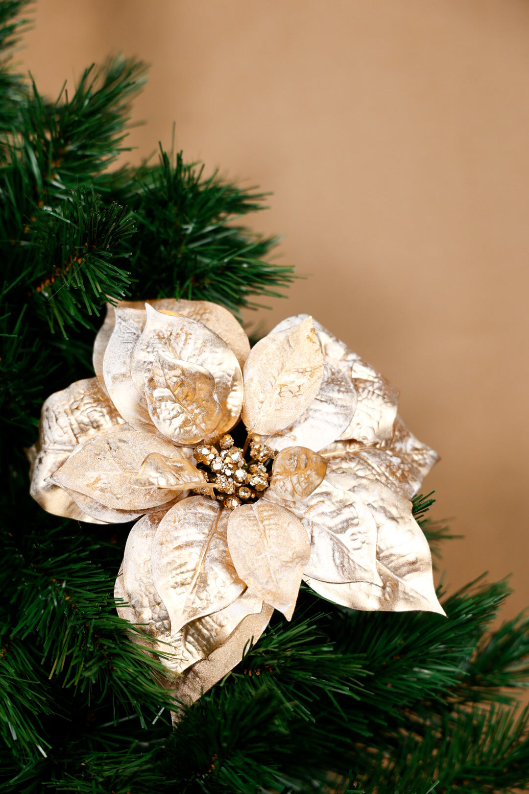 Gold Christmas Flower