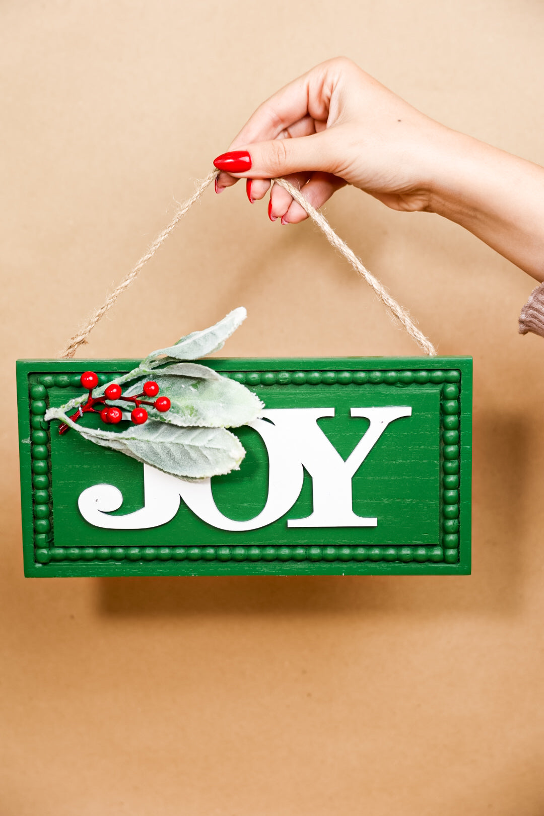 Christmas Words Hanging Signs Plaque