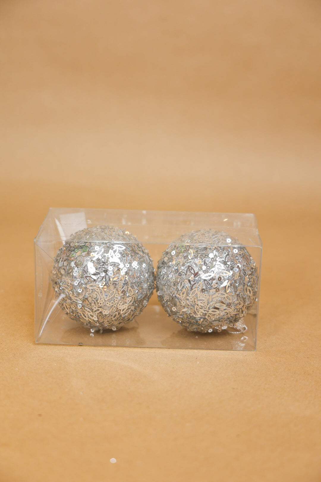 Silver Glitter Balls Box