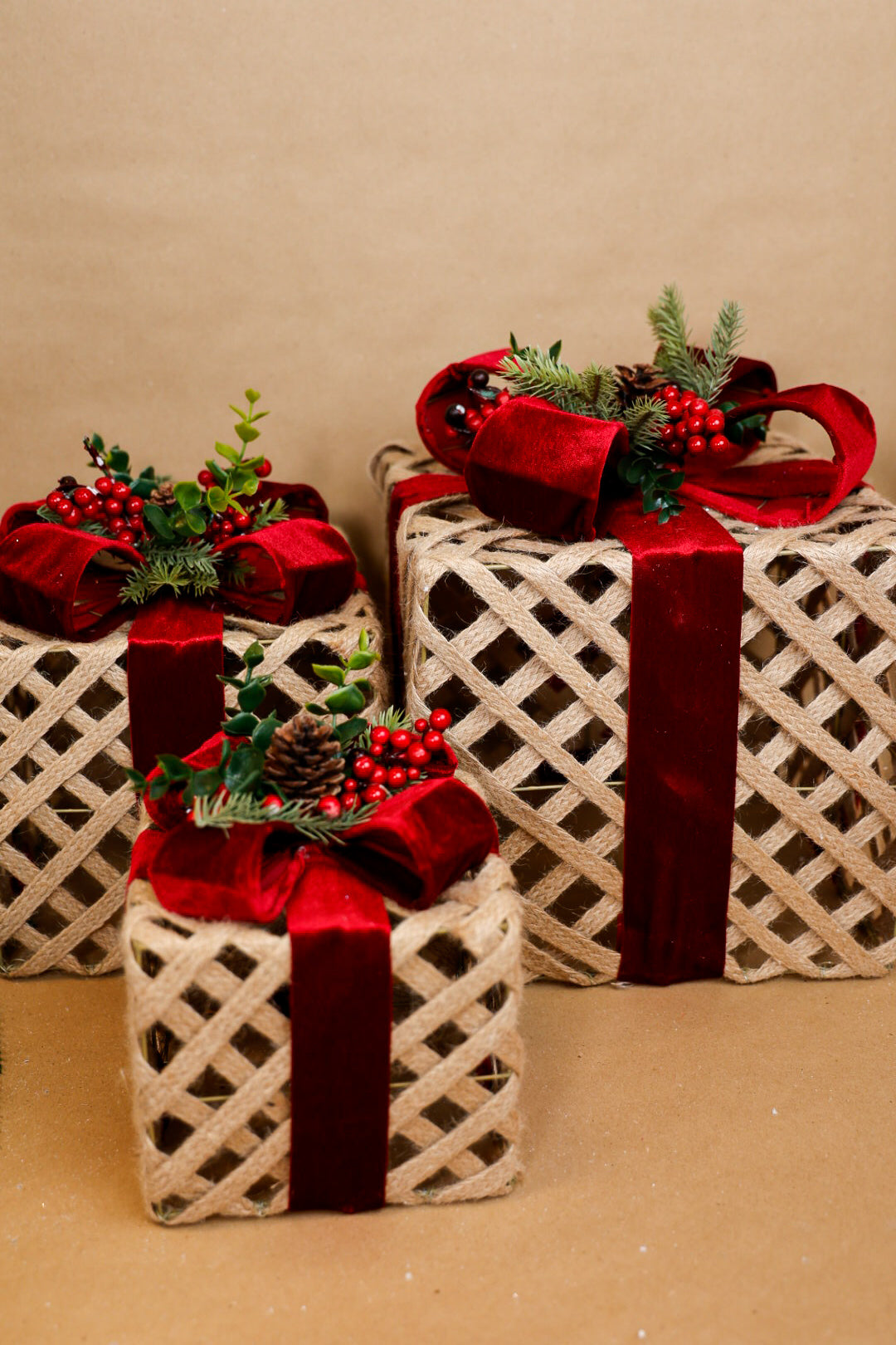 Burgundy Gift Boxes