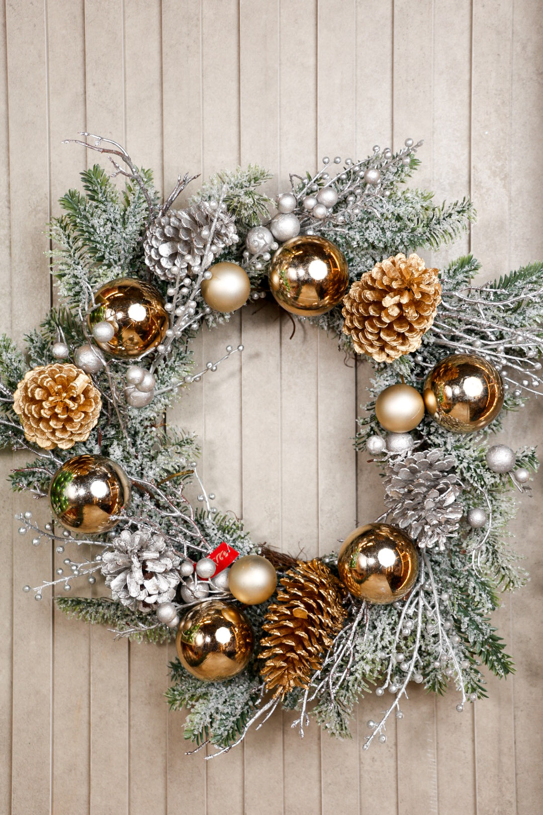 Gold/Champagne/Silver Wreath