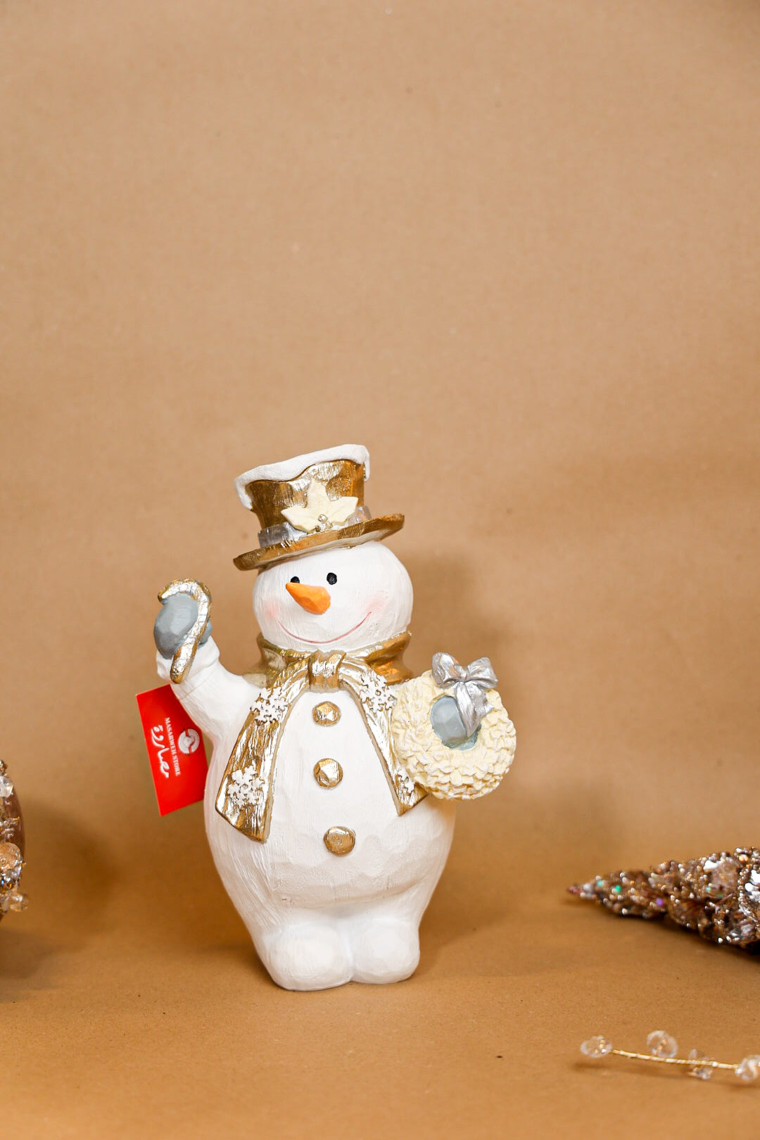 Christmas Snowman Polyresin Gift