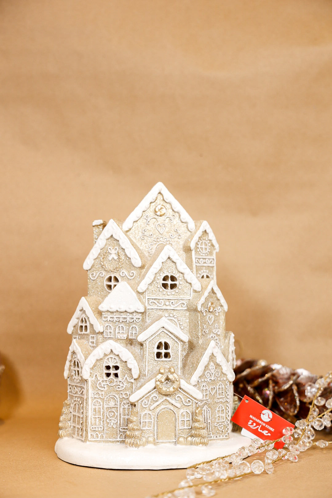 Christmas House Polyresin Gift