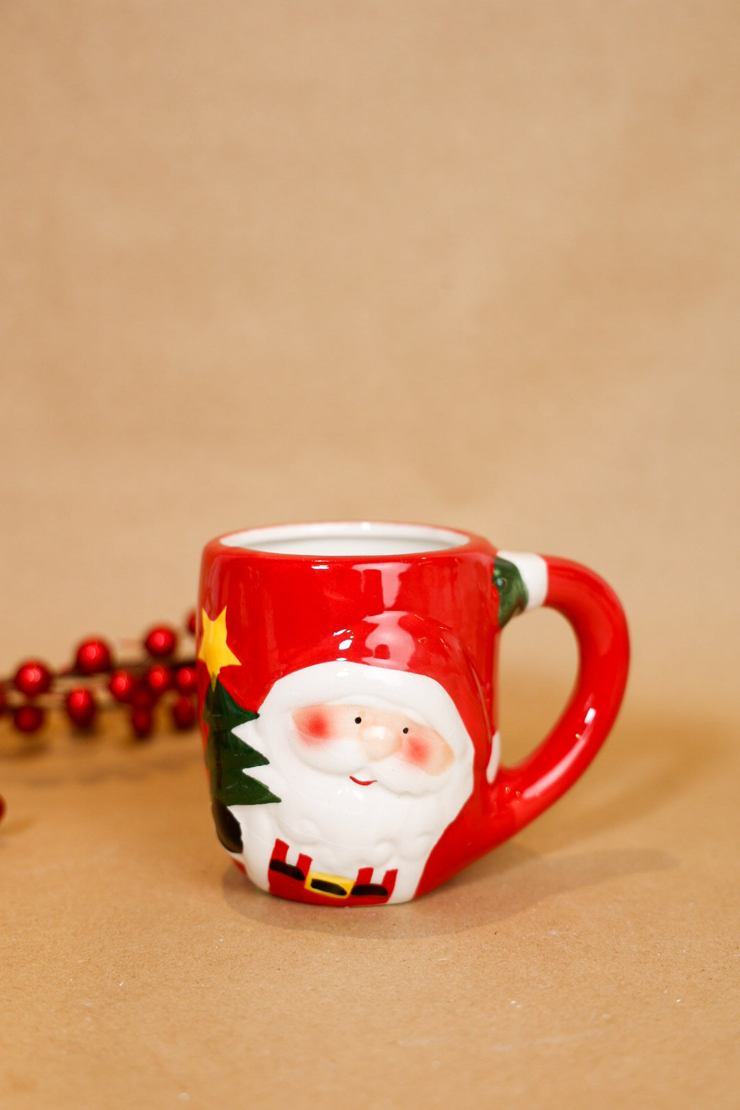 Santa With Tree Mug