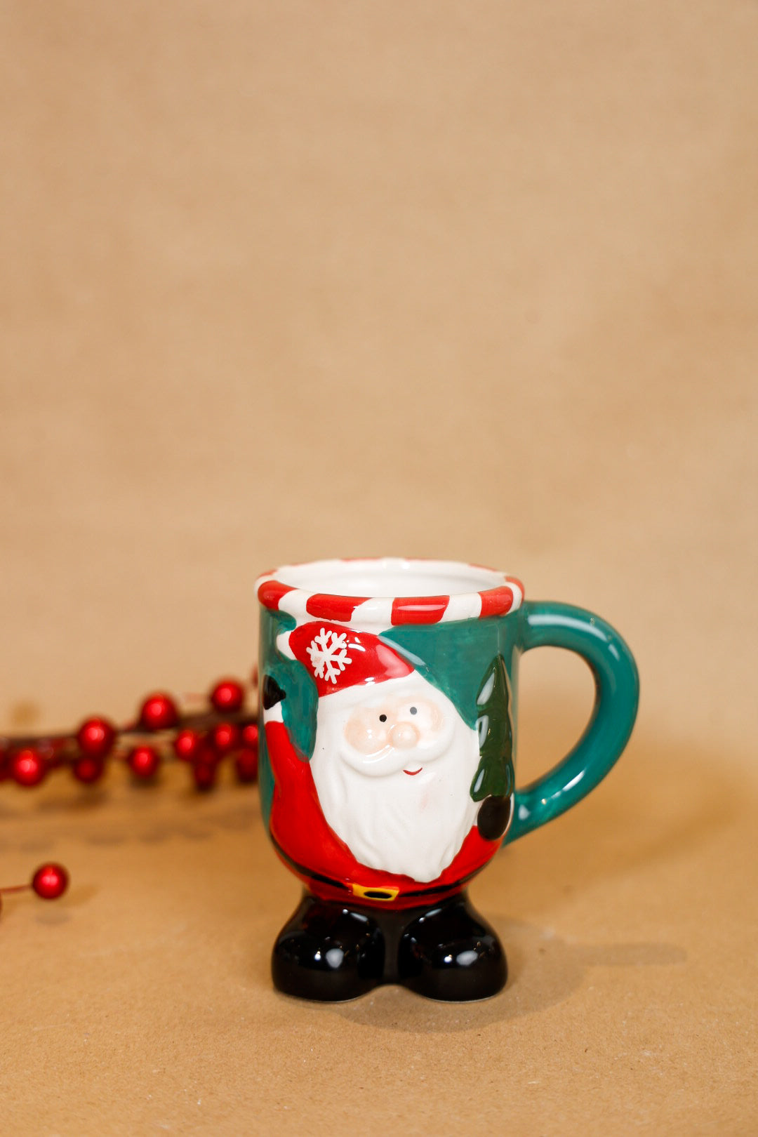 Santa With Legs Mug