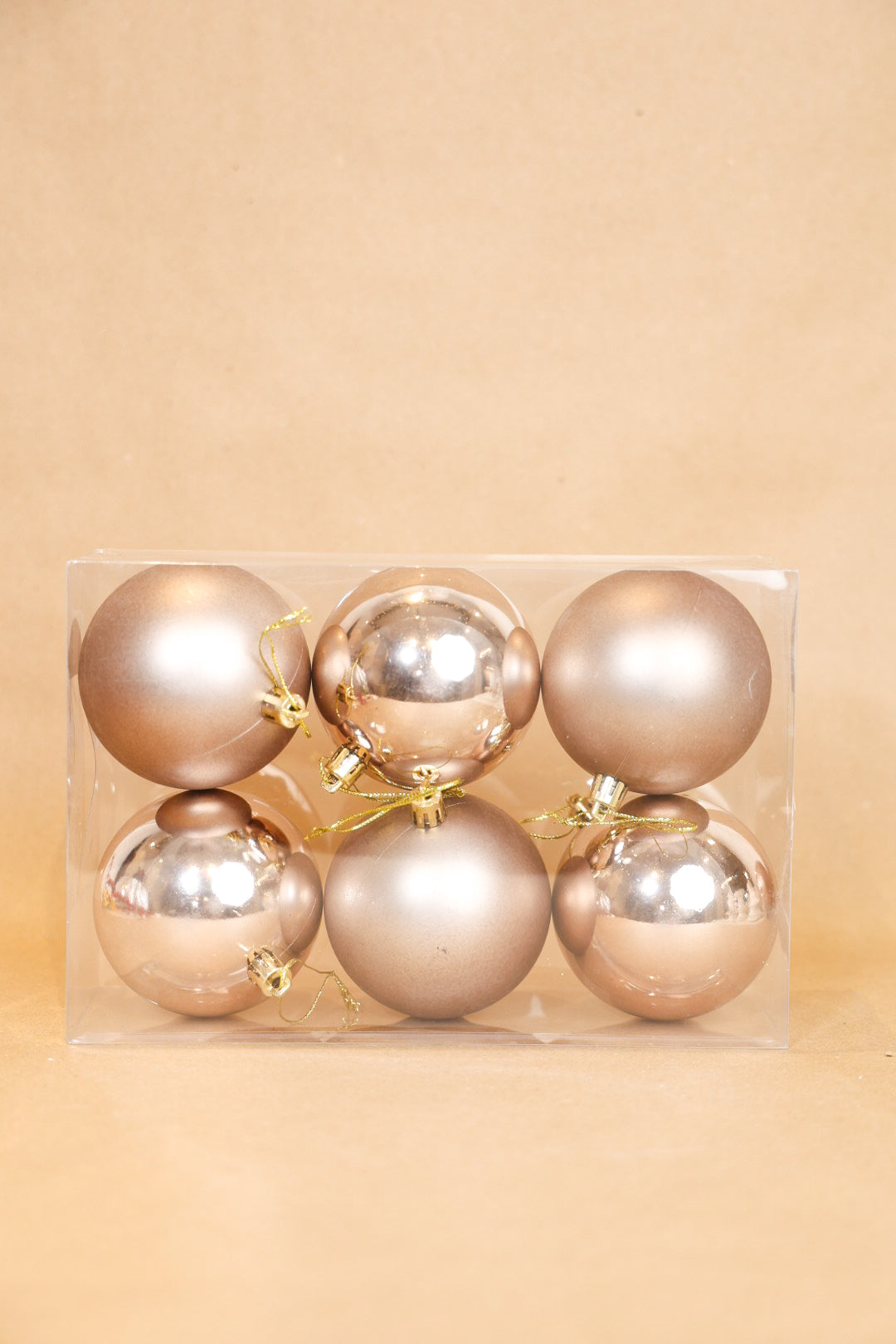 Champagne Plastic Balls Box